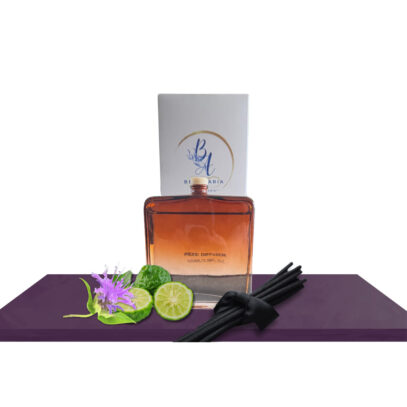 Bella Aria Earl Grey Reed Diffuser — Just Us Chix 100ml Square Glass Bottle